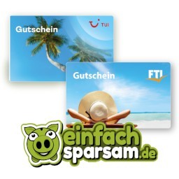Einfach-Sparsam.de: Gewinne Reise-Gutscheine von TUI oder FTI