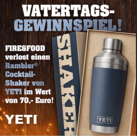 Fire&Food - Cocktail-Shaker von YETI (Facebook)