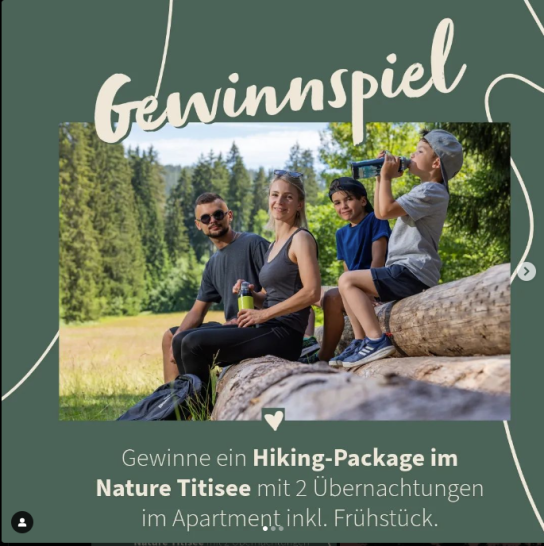 Hochschwarzwald Tourismus - Ein Hiking-Package für eine Familie im Nature Titisee (Instagram)