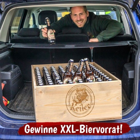 Keiler Bier - XXL-Bierkiste mit 96 Flaschen (INSTAGRAM)