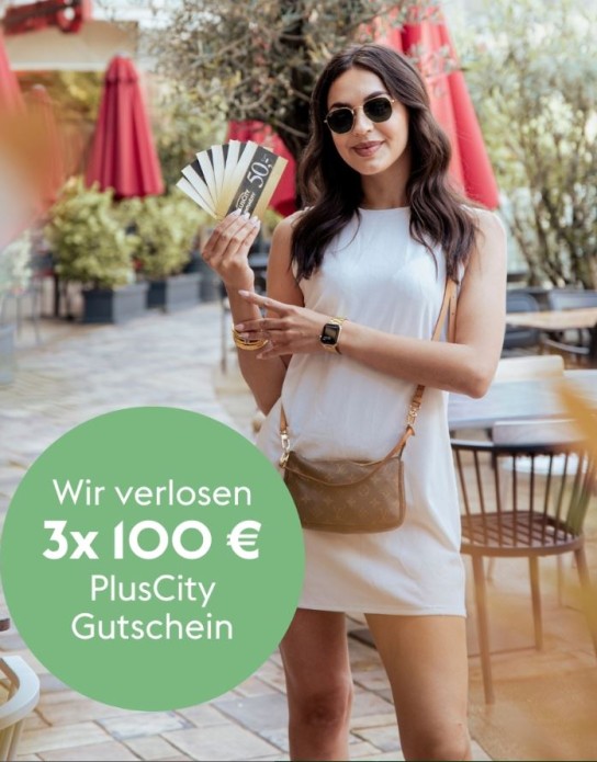 pluscity_at - 3 x 100 € Gutscheine (INSTAGRAM, Regional))