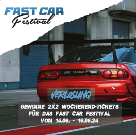 Predatorprint - 2x 2 Wochenend-Tickets für das Fast Car Festival vom 14.06 - 16.06.2024 (Instagram)