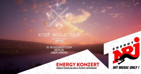 RADIO ENERGY - Tickets gewinnen - Kygo - 15. November 2024 in Berlin