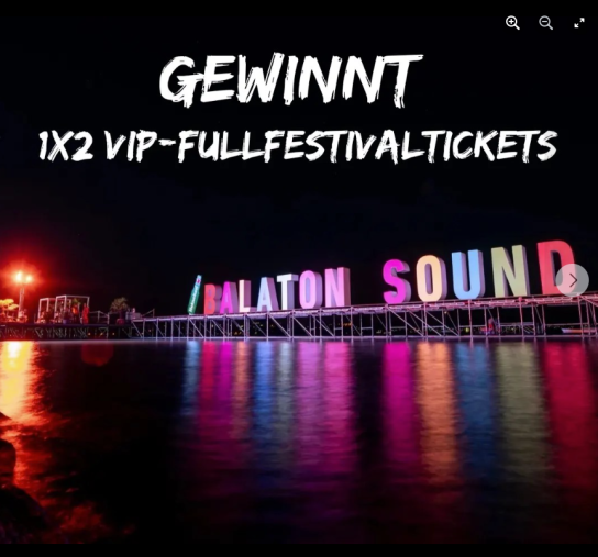 ravepedia.de - 1 x 2 VIP-Full Festival Tickets für das BALATON SOUND Festival 2024 (Facebook)