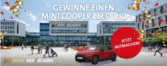 Riem Arcaden - Einen Mini Cooper Electric (REGIONAL)
