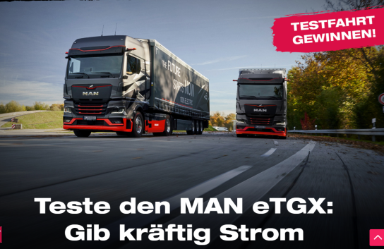 Trucker's World by MAN - Eine Testfahrt mit dem MAN eTGX am 31.05.2024 in Karlsfeld bei München