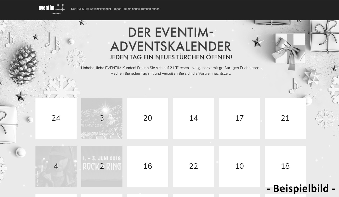 Eventim: Adventskalender Gewinnspiel 2025