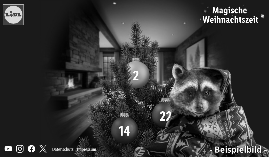 Lidl: Adventskalender Gewinnspiel 2025