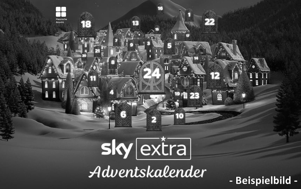 Sky: Adventskalender Gewinnspiel 2025