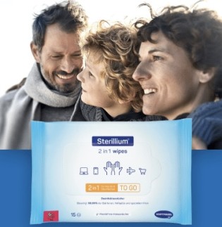 Apotheke com - 1 von 25 Sterillium® 2in1 wipes