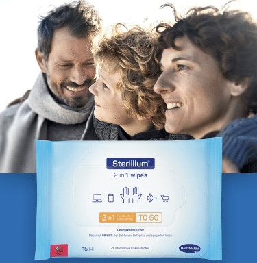 Apotheke com - 1 von 25 Sterillium® 2in1 wipes