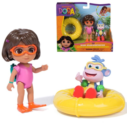 Cool Magazin - 2x Dora: REGENWALD IN GEFAHR für Nintendo Switch, 1x Dora – Abenteuer Pack – Dora und Affe Boots von Spin Master,1x Pop! BOOTS – DORA THE EXPLORER von Funko