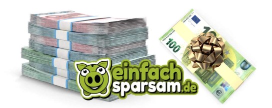 Einfach-Sparsam.de: Gewinne 2.500 € Bargeld