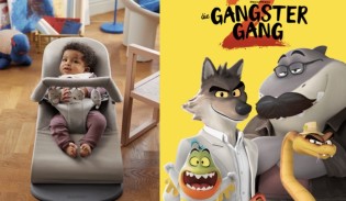 Enkelkind.de - einen Maxdome-Gutschein  „Die Gangster Gang 2“,eine Babywippe Bliss von Babybjörn