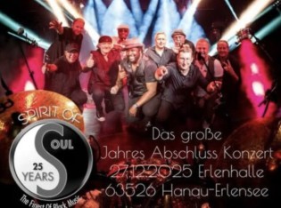 Erlensee Aktuell - 3 × 2 Eintrittskarten für Konzert “Spirit of Soul”in 63526 Erlensee am 27.12.25