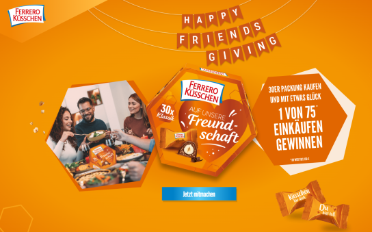 Ferrero - 1 von 75 Einkaufserstattung (Wert bis 150€)