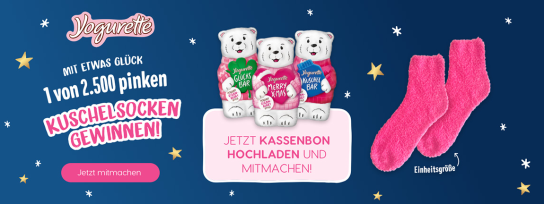 Ferrero - 2.500 pinke Kuschelsocken