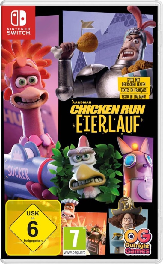 film-rezensionen - 2x Chicken Run: Eierlauf für die Switch