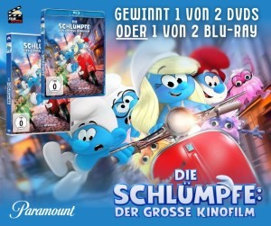 filmspleen - 1 von 2 DVDs oder 1 von 2 Blu-rays „ DIE SCHLÜMPFE: DER GROSSE KINOFILM.“