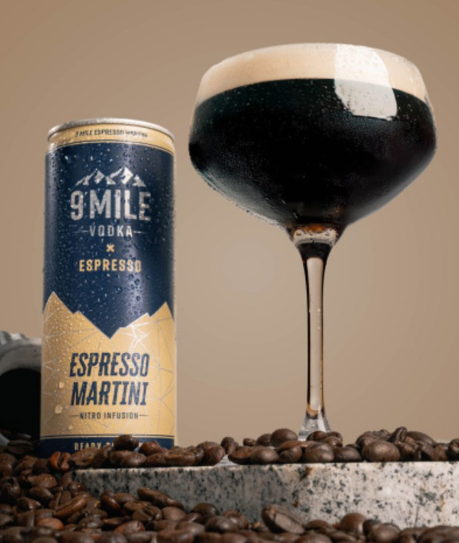 genussmaenner.de - "9 MILE Vodka ESPRESSO MARTINI" im 12-Dosen-Gebinde
