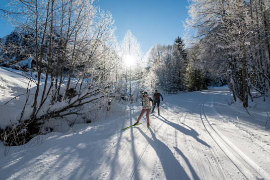 Graubünden - Ski-Langlauf-Package «Weitlanglaufen Engadin» für 2 Personen (4-5 Tage, inkl. Hotels etc.)
