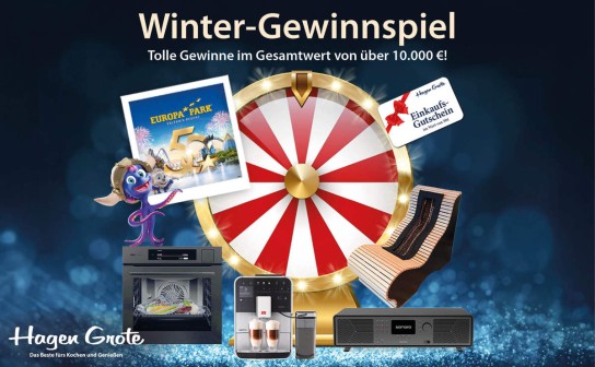 Hagen Grote: Winter Gewinnspiel mit Preisen im Gesamtwert von über 16.000 €