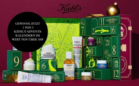 KIEHL'S: 1 von 5 luxuriösen Adventskalendern gewinnen