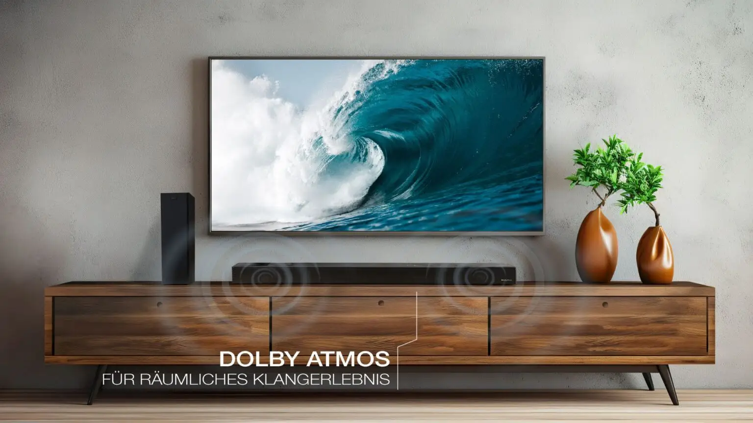 KINO.de - PEAQ Heimkino-Set besteht aus einem 55 Zoll QLED Google TV und einer leistungsstarken Soundbar