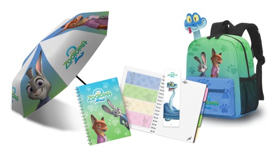 kinowetter - ZOOMANIA 2 : Sets aus Schirm, Notitzheft, Buchzeichen & Rucksack