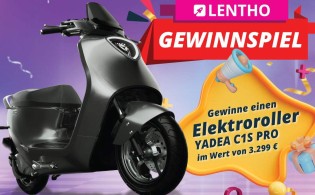 LENTHO: ein YADEA C1S PRO Elektroroller im Wert von über 3.299 €