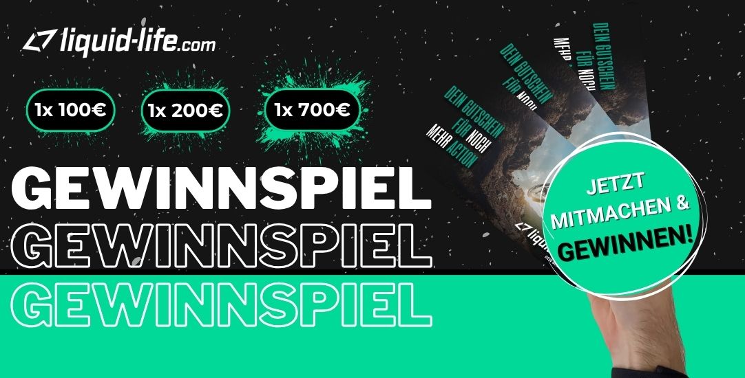 Liquid-Life - 1× Liquid-Life Gutscheine im Gesamtwert von 1.000 €
