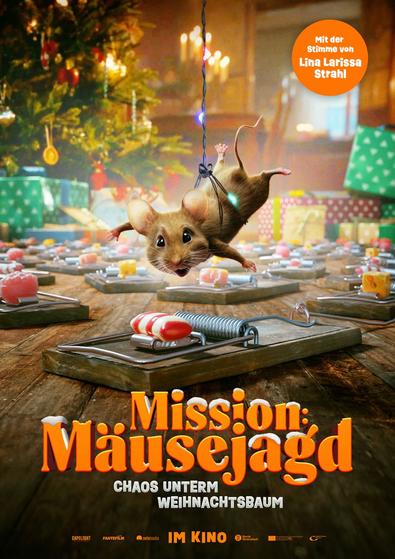 mainkind - 2 Freikarten, Tasse zum Film, Diamond Sticker Adventskalender und die Plüschmaus zum Film „ MÄUSEJAGD“