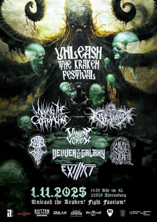 metal.de - 1 x 2 Tickets für das Unleash The Kraken Festival 2025 (findet am 01. November 2025 im Juki42 in Ahrensburg statt)