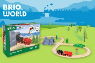 Müller - 1 von 10 BRIO Batterie-Dampflok Sets