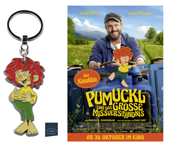 oeticket - PUMUCKL UND DAS GROSSE MISSVERSTÄNDNIS - einen Pumuckl Schlüsselanhänger plus 1x2 Kinogutscheine