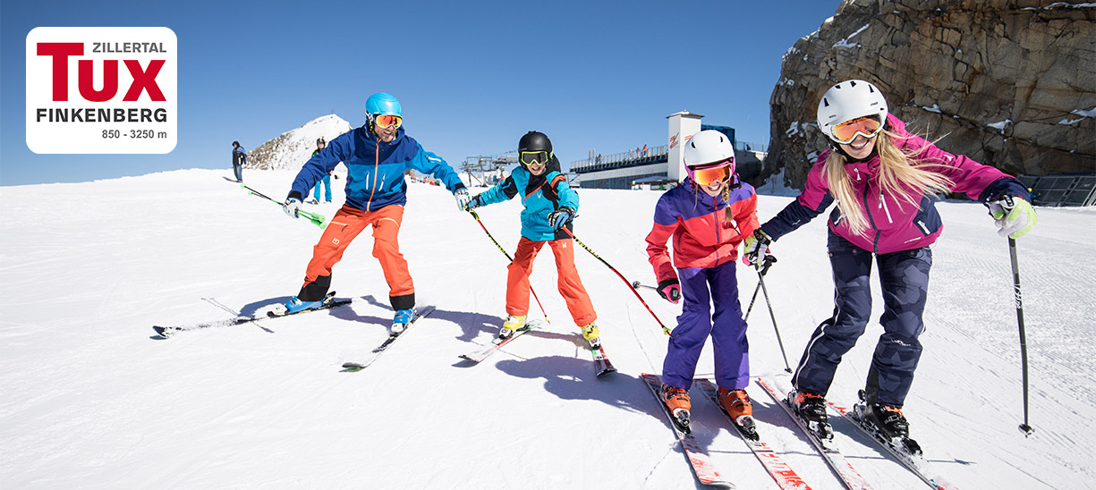 ROFU - Ein Familienurlaub für 2 Erwachsene und 2 Kinder in der Region Tux-Finkenberg, 5 Übernachtungen in einer familienfreundlichen Unterkunft, Halbpension, Skipässen für die ganze Familie