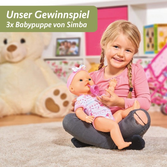 Spielwaren Krömer - 3 x 1 Babypuppe von Simba mit ganz viel Zubehör