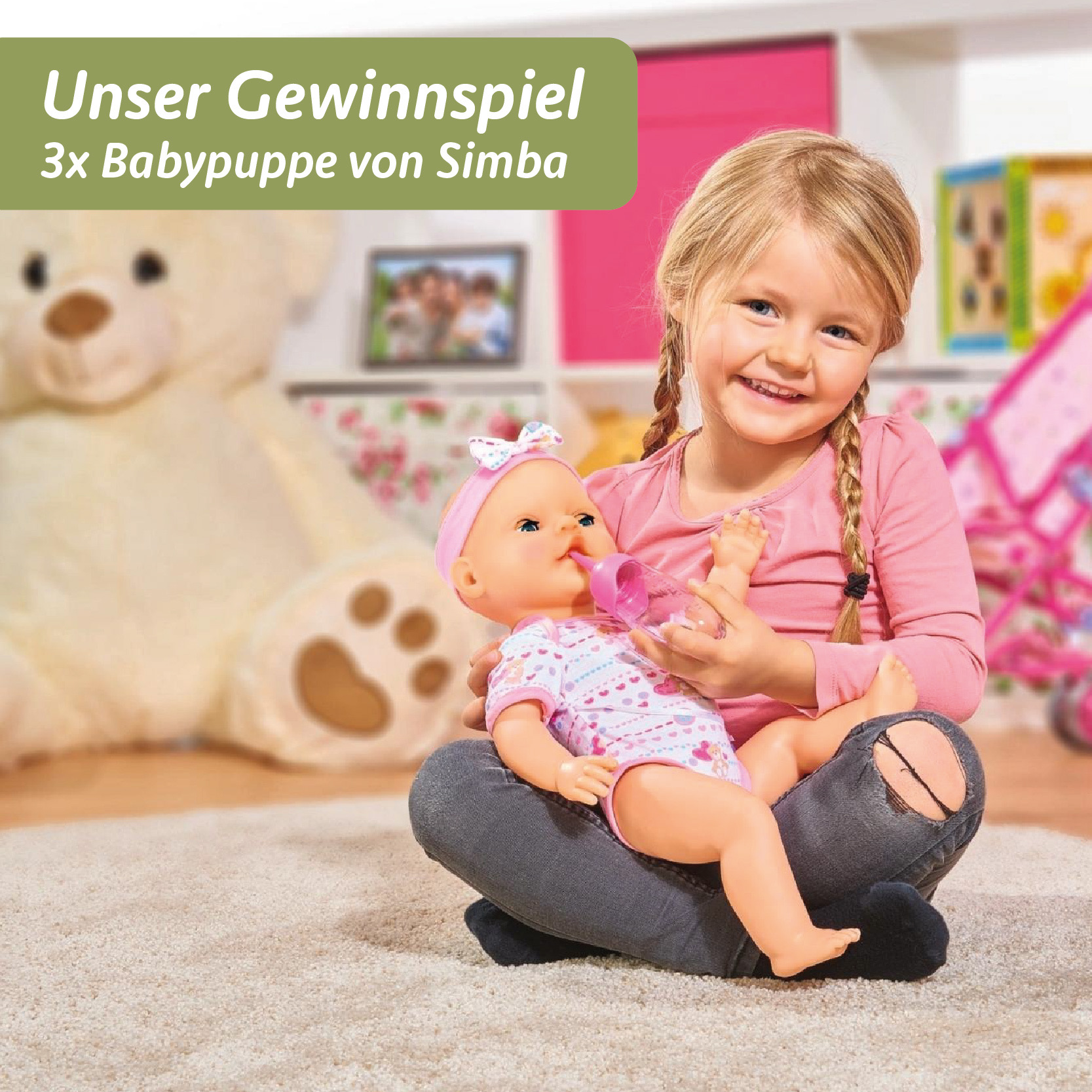 Spielwaren Krömer - 3 x 1 Babypuppe von Simba mit ganz viel Zubehör