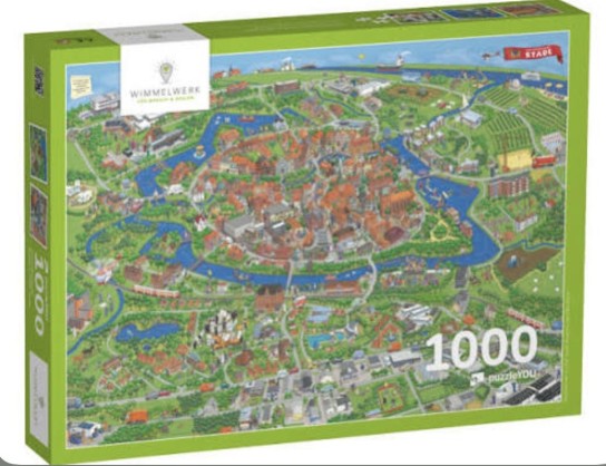 Stadtwerke Stade - 15 x Wimmelbild-Puzzle von Stade