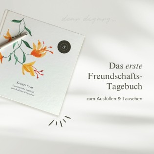 the diyary - ein Freundschafts-Tagebuch für dich und deinen Lieblingsmenschen