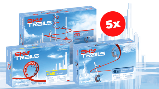 toggo - eins von 5 SKY TRAILS Paketen, bestehend aus:1x SKY TRAILS Starter Kit1x SKY TRAILS Connection Pack1x SKY TRAILS Looping