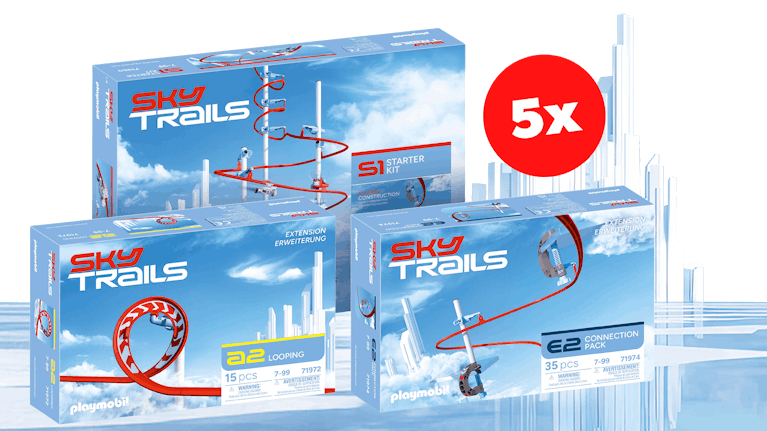 toggo - eins von 5 SKY TRAILS Paketen, bestehend aus:1x SKY TRAILS Starter Kit1x SKY TRAILS Connection Pack1x SKY TRAILS Looping