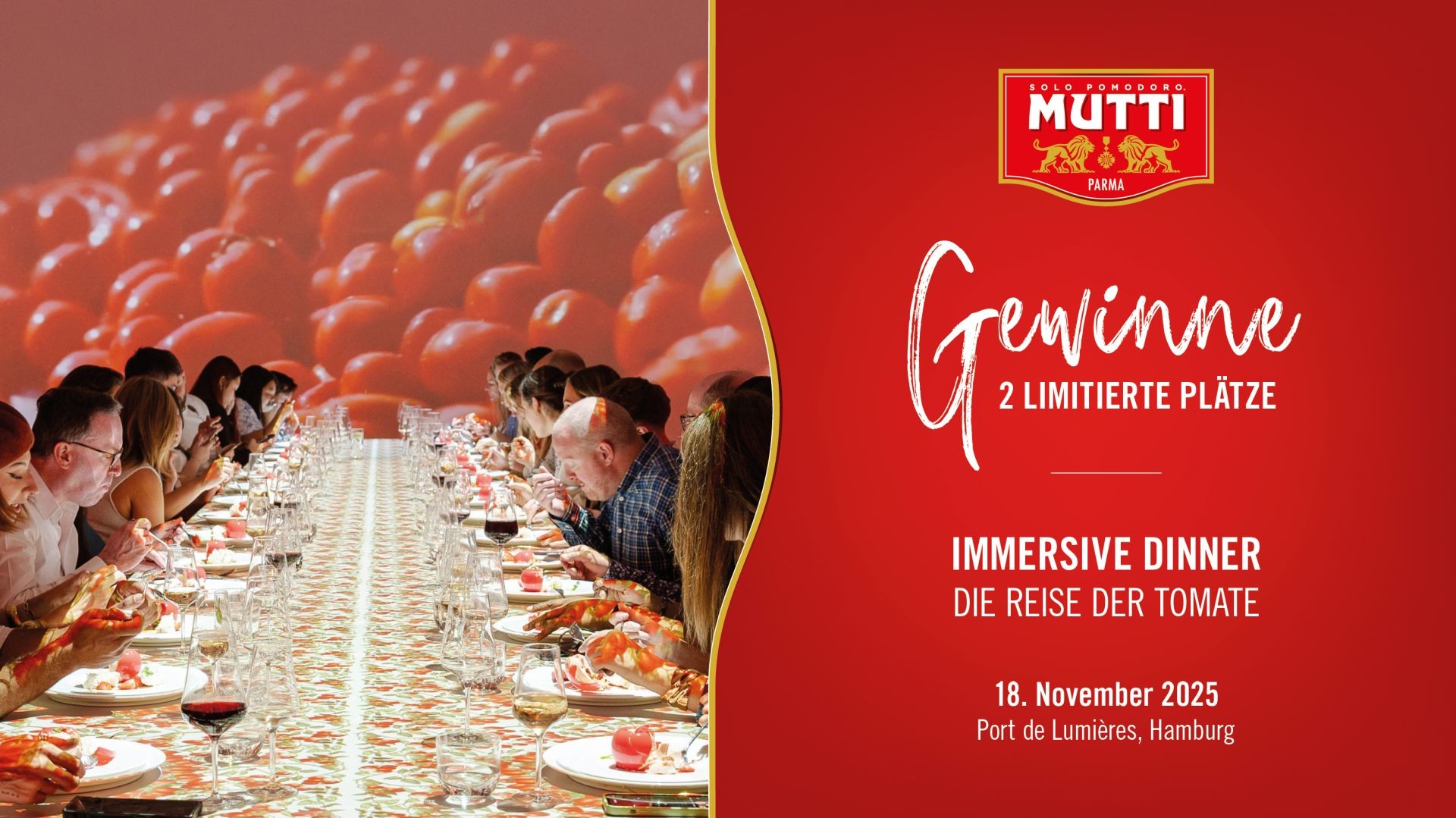 TV Movie - 2 exklusive Plätze für das MUTTI Immersive Dinner am 18.11.2025 (850,00 €) in Ham