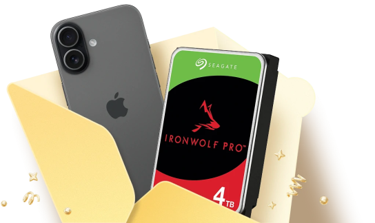 Ugreen - 1x iPhone 17,15x Seagate IronWolf Pro 4TB HDD
