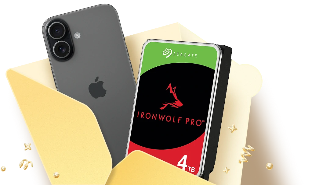 Ugreen - 1x iPhone 17,15x Seagate IronWolf Pro 4TB HDD
