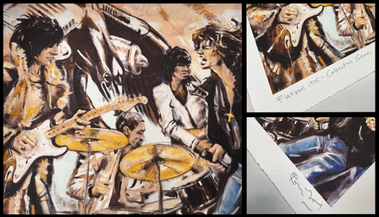 Universal Music - einen signierten und nummerierten Print, gemalt von Ronnie Wood