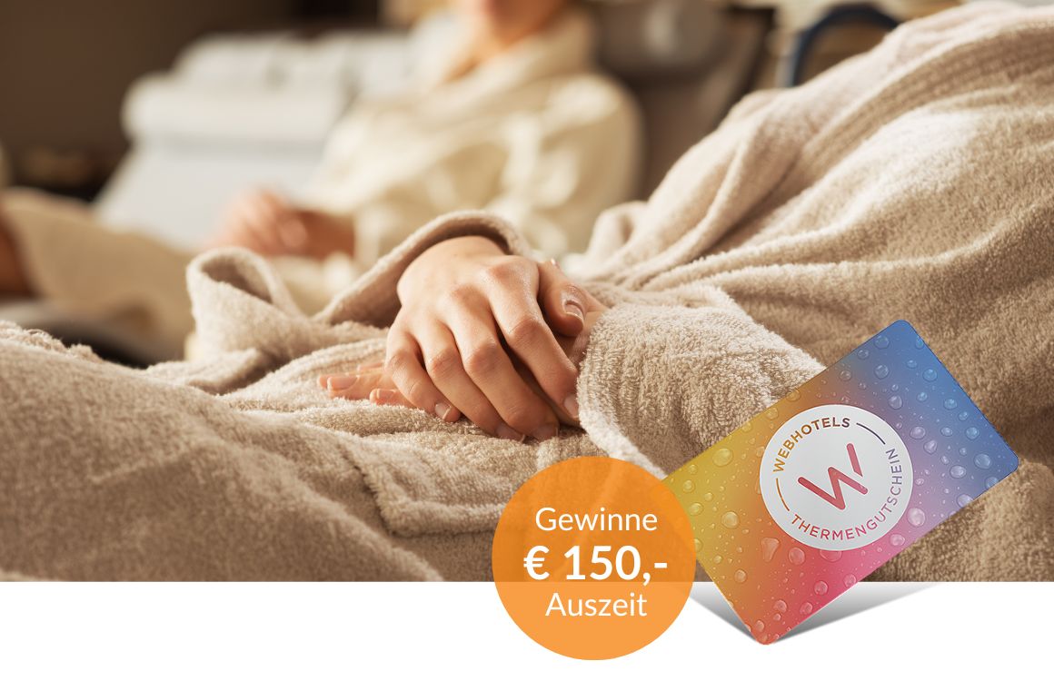 webhotels - WEBHOTELS Thermengutscheine im Wert von € 150,-