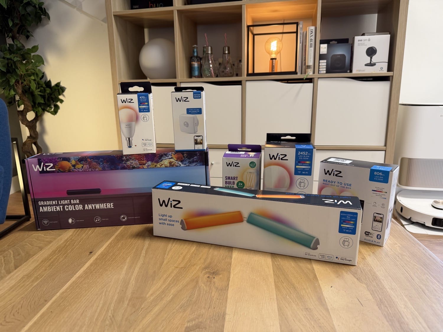 appgefahren - ein cooles Paket von WiZ. Die Marke für smarte Beleuchtung