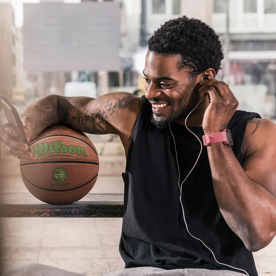 BARMER - 1x hochwertige In-Ear Kopfhörer,1x ein Jahr kostenloses Musikstreaming über eine gewünschte Audio-Plattform