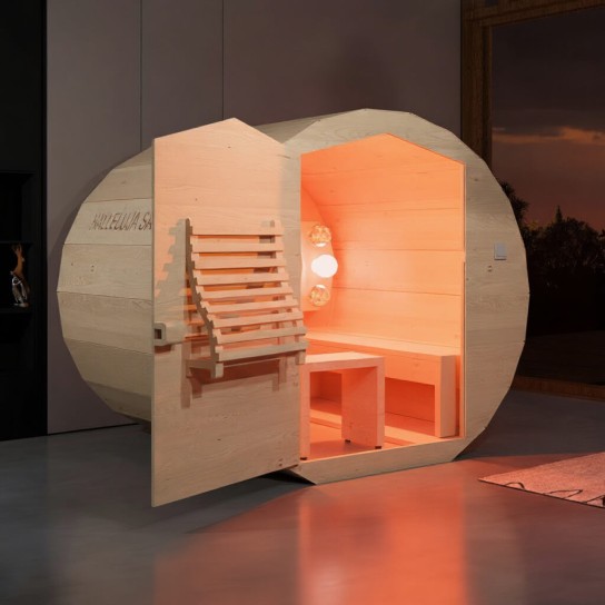 Bauer & Söhne - 1. Platz: Die original Halleluja Podcastsauna® im Wert von 39.970 € , 2. Platz: Ein exklusiver Besuch in der Halleluja Manufaktur in Erding,3.–22. Platz: Eines von 20 Halleluja Wellnesspaketen